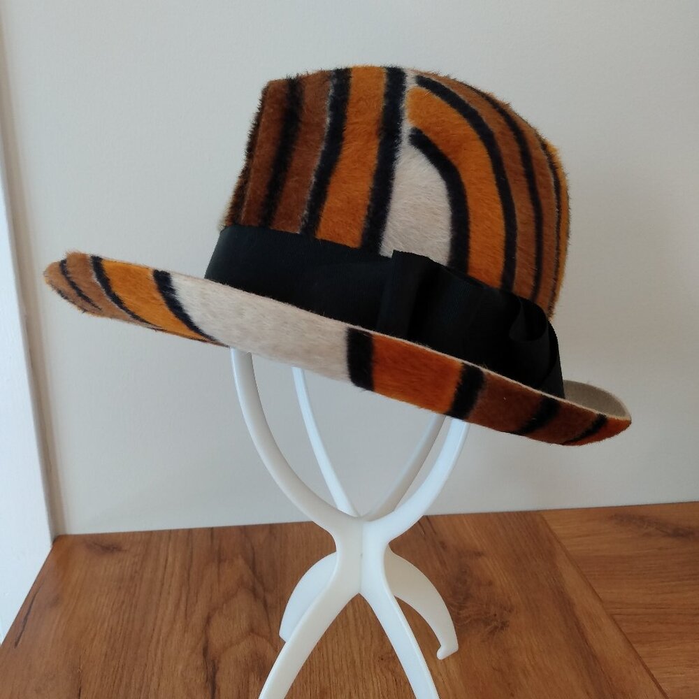 Vintage Yves Saint Laurent Hat YSL 60s 70s Retro Genuine